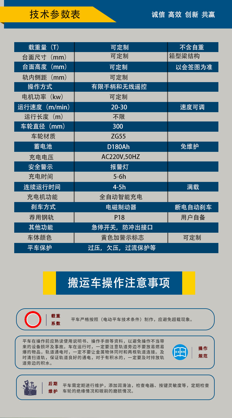 蓄電池軌道臺車